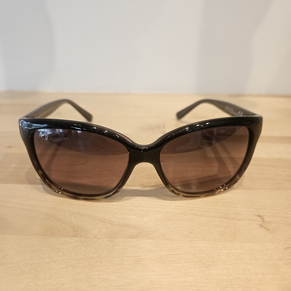 Maui Jim Women's Black and Brown Sunglasses